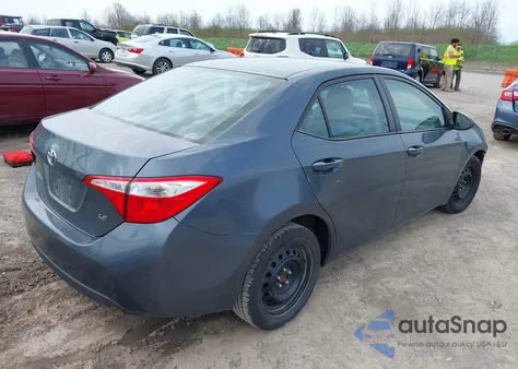 2014 Toyota Corolla Le from USA, damaged, VIN 2T1BURHE6EC148085